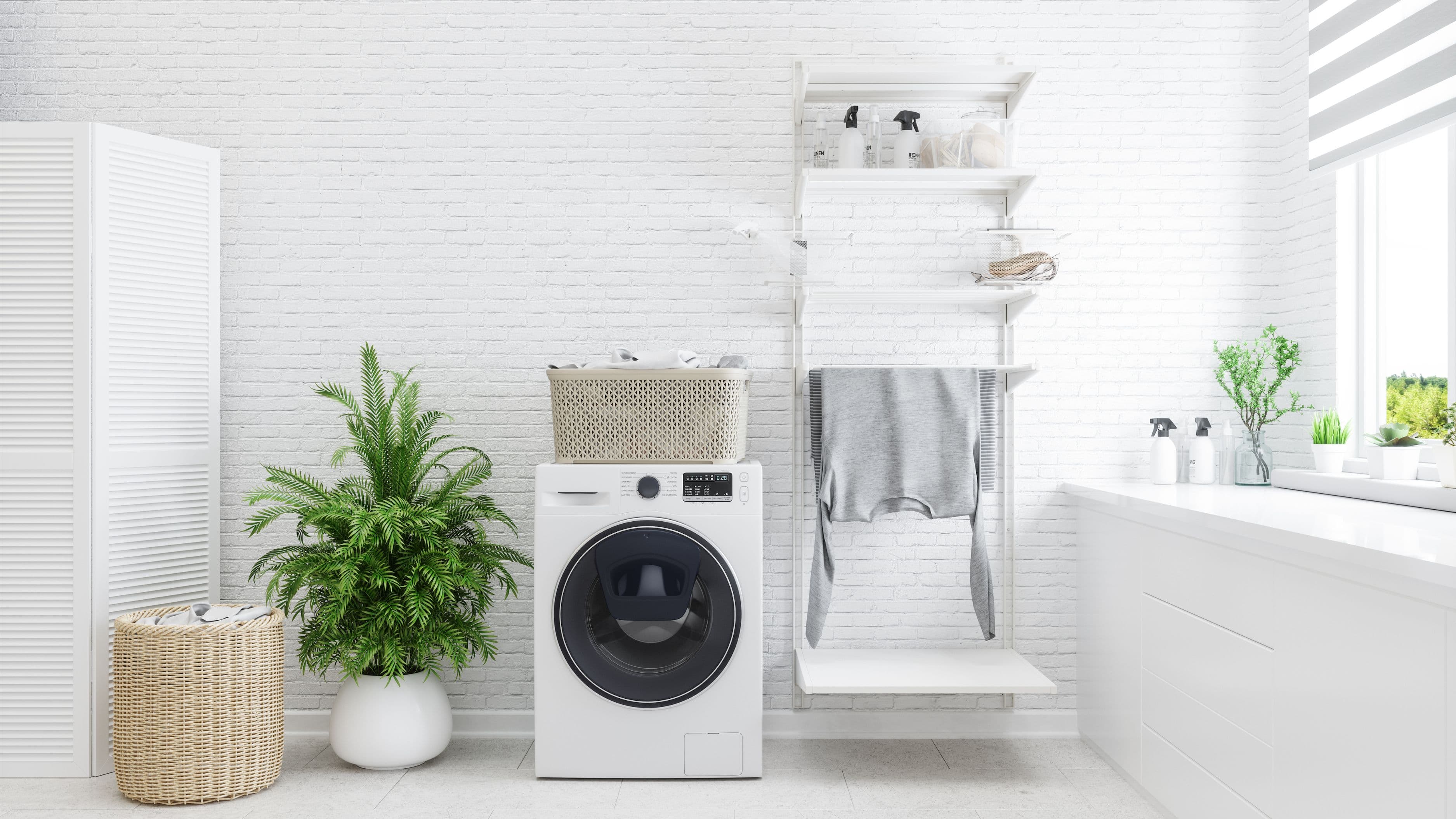 How to Create a Dedicated Laundry Room in a Space That Wasn't Built for One